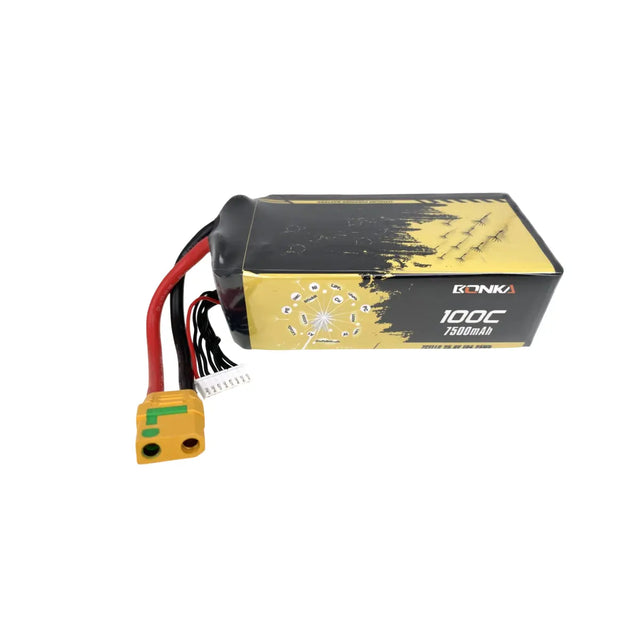 Bonka Lipo Akku 7500mAh 100C 25,9V XT90 Antiblitz