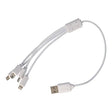 AccuCell USB-Ladekabel 4 in 1 USB-C, Mini-USB, Micro-USB und 8 Pin Ste