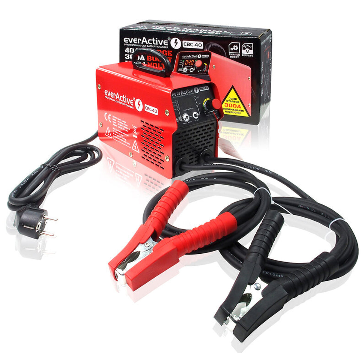 Schnell Ladegerät für 12 Volt und 24 Volt für Blei PB Gel, Lead acid, AGM Akku
