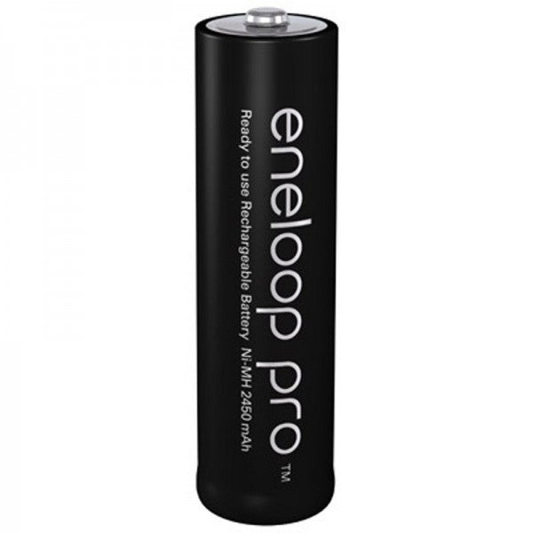 Panasonic eneloop Ladegerät BQ-CC65 inkl. LCD-Display, 4 eneloop Pro AA Mignon, AccuCell Box Blue