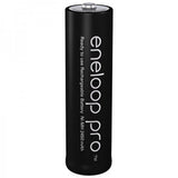 Panasonic eneloop Ladegerät BQ-CC65 inkl. LCD-Display, 4 eneloop Pro AA Mignon, AccuCell Box Blue