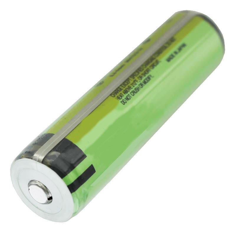 Panasonic 18650 Li-Ion Akku geschützt mit 3,7 Volt, 3400mAh 4 Stück und LCD-Schnell-Ladegerät