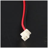 AccuCell CMOS Batterie CR2032 mit Stecker, Backup Lithium Batterie, Stecker ca. 3,2x4mm, Kabellänge 7 cm