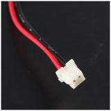 AccuCell CMOS Batterie CR2032 mit Stecker, Backup Lithium Batterie, Stecker ca. 3,2x4mm, Kabellänge 7 cm