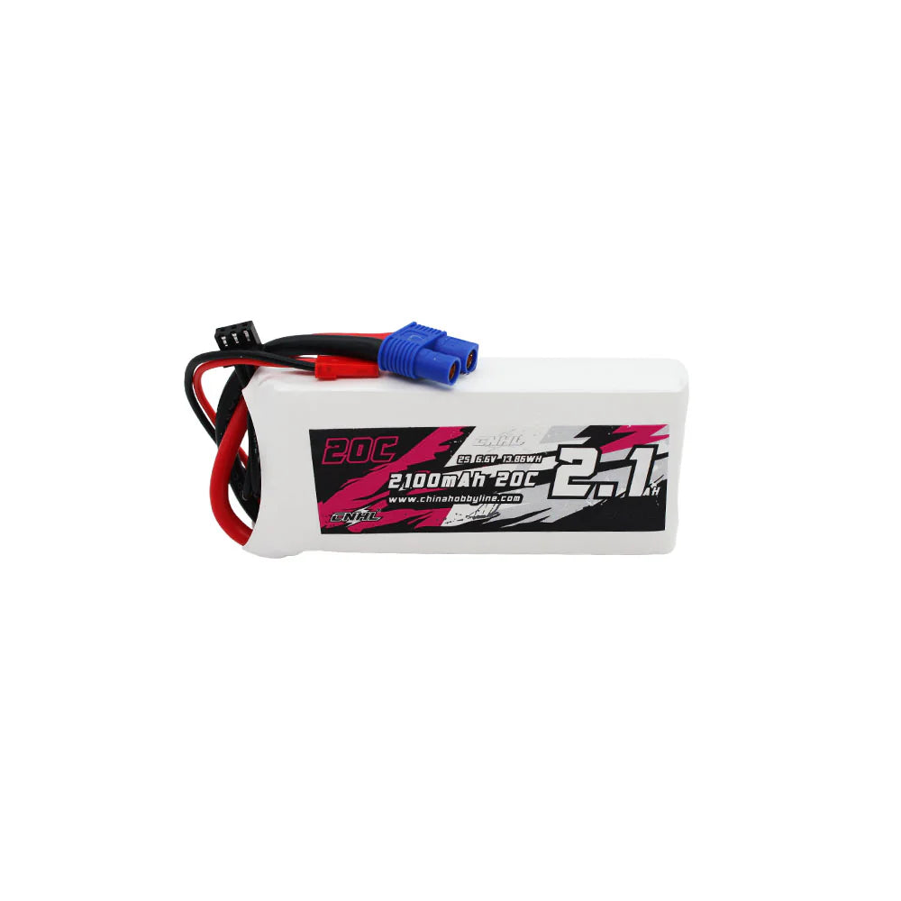 2100mAh / 2S / EC3 und JST