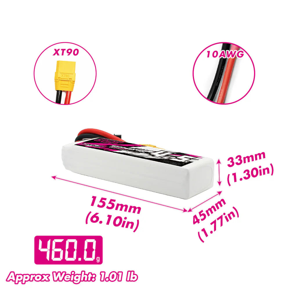 4500mAh / 4S / XT90
