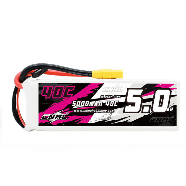 CNHL 5000mAh 22,2V 6S 40C LiPo-Akku mit XT90-Stecker