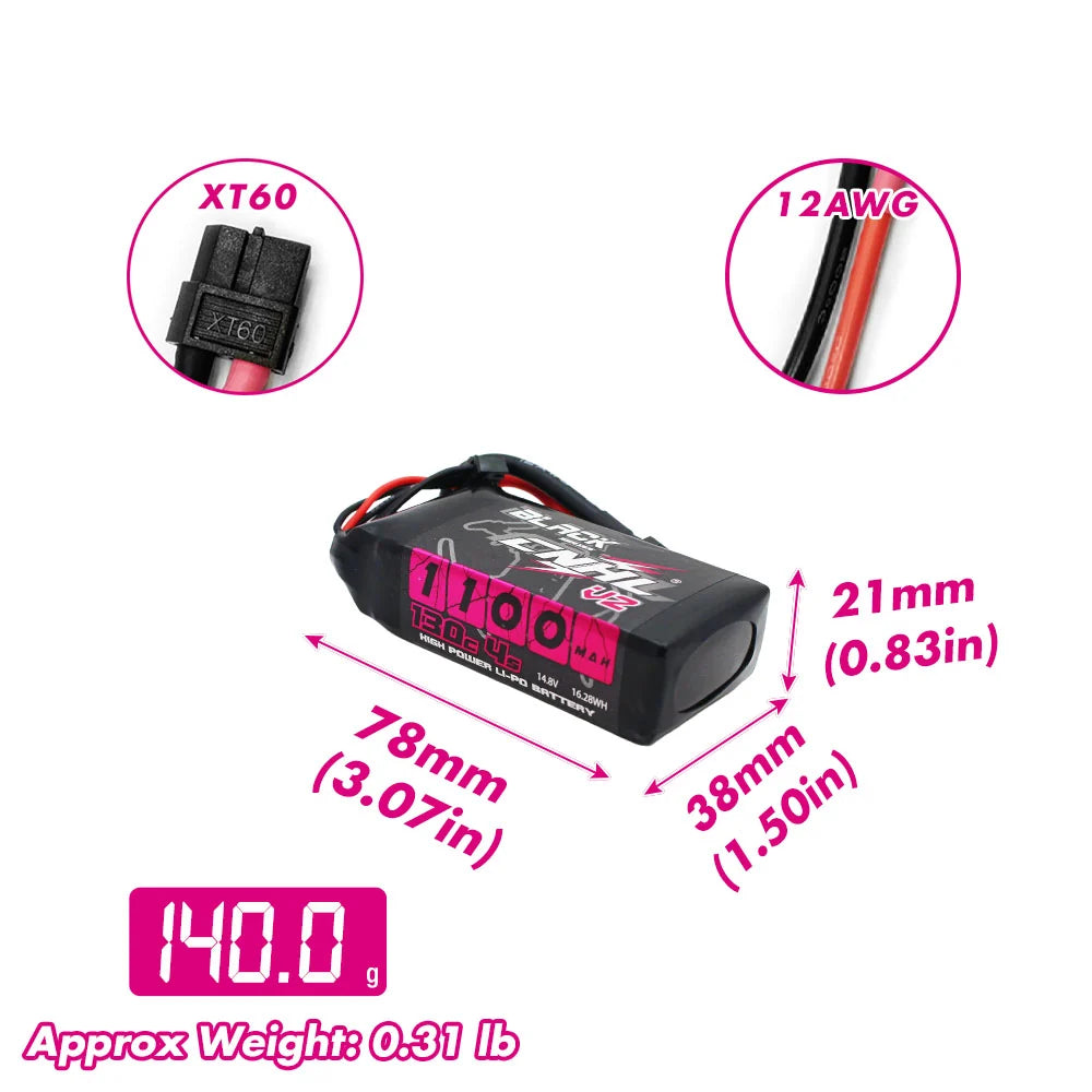 1100mAh / 4S / XT60