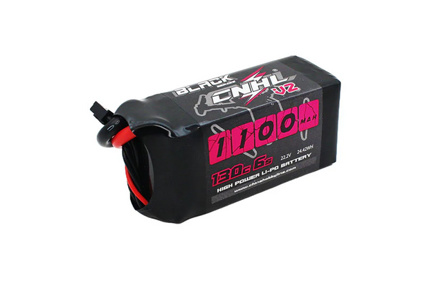 CNHL Black Series V2.0 1100mAh 22,2V 6S 130C Lipo-Akku mit XT60-Stecker