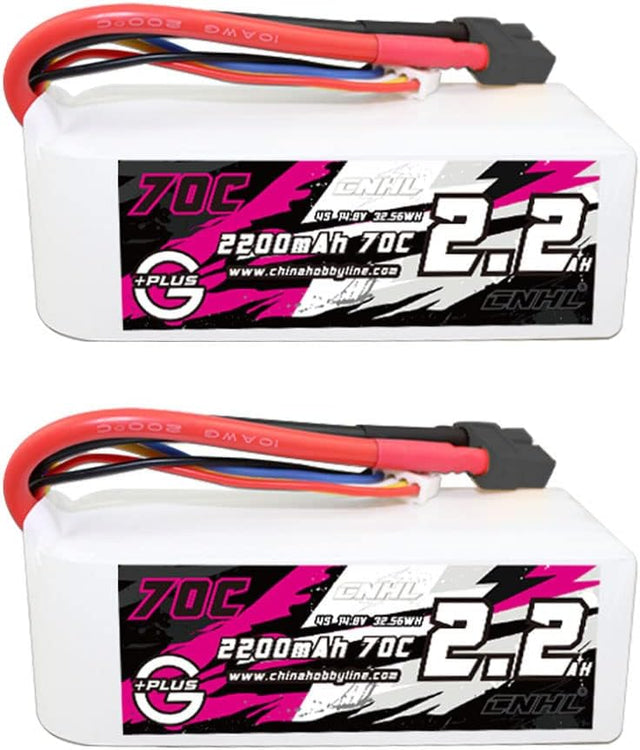 CNHL G+Plus 2200mAh 14,8V 4S LiPo-Akku 70C mit XT60-Stecker