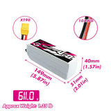 4000mAh / 6S / XT90
