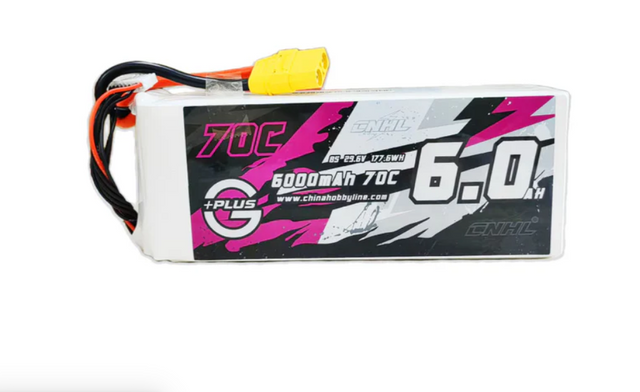 CNHL G+Plus 6000mAh 29,6V 8S 70C Lipo-Akku mit XT90-Stecker