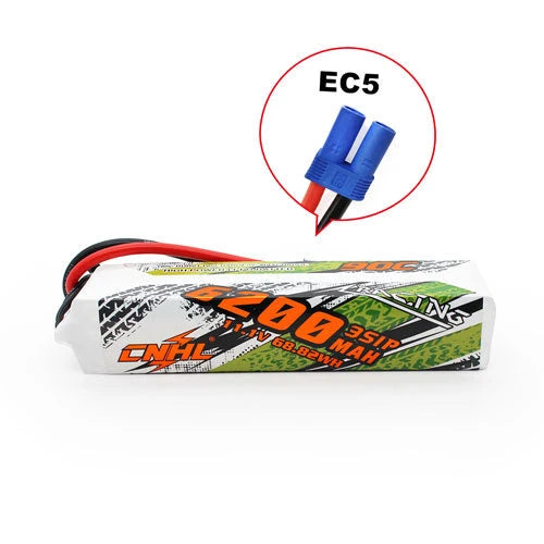 CNHL Racing Series 6200mAh 11,1V 3S 90C LiPo-Akku mit EC5-Stecker