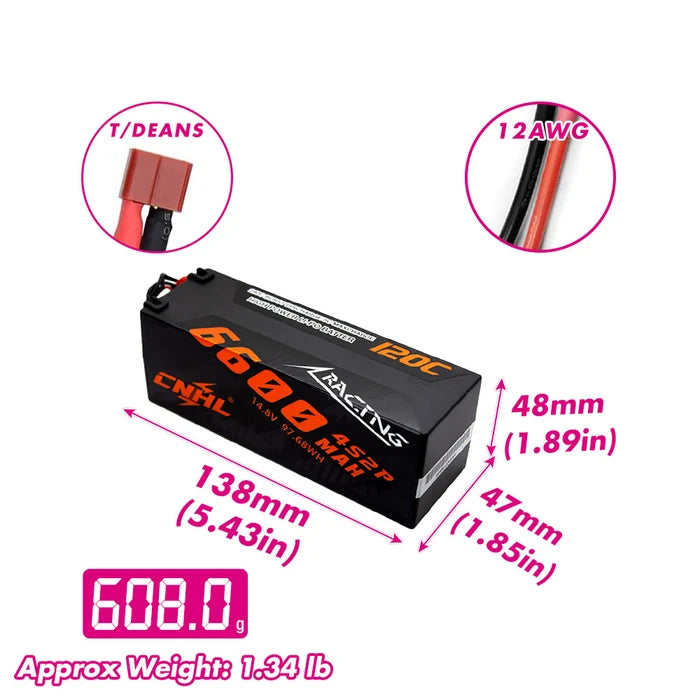 6600mAh / 4S / EC5