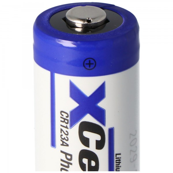 400 Stück Photobatterie CR123A Lithium Batterie 3 Volt max. 1550mAh, 34,5x17mm 19Gramm Lose Ware bulk