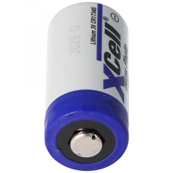 100 Stück Photobatterie CR123A Lithium Batterie 3 Volt max. 1550mAh, 34,5x17mm 19Gramm Lose Ware bulk