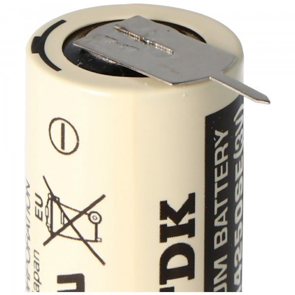 Sanyo CR14250 SE 1/2AA IEC CR14250 3V 850mAh 3er Print Lithium Batterie