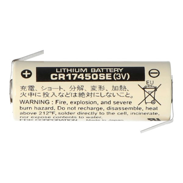 Sanyo Lithium Batterie CR17450SE 3V 2500mAh Size A Lötfahne Z