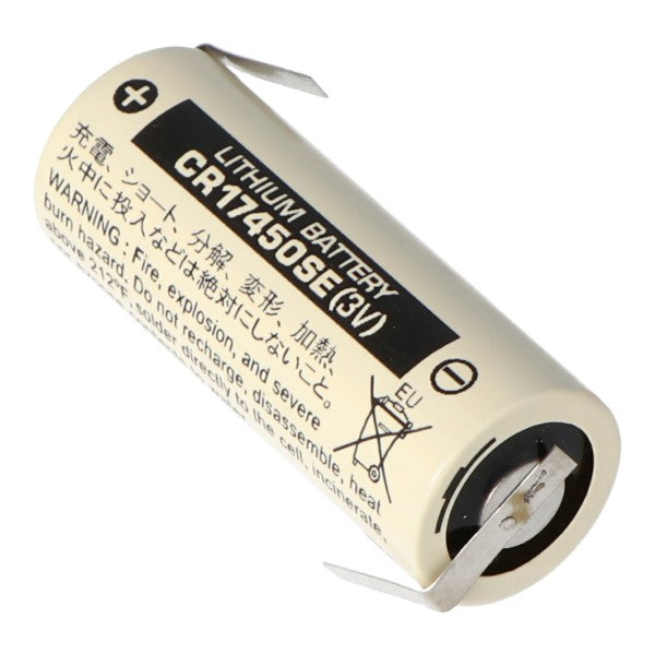 Sanyo Lithium Batterie CR17450SE 3V 2500mAh Size A Lötfahne Z
