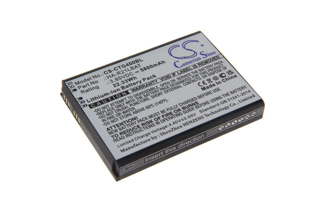 CoPacks Li-Ion-Akku passend für Casio Scanner IT-G400 - HA-R21LBAT - 3,85 V 5800 mAh 76x57,5x10,6 mm