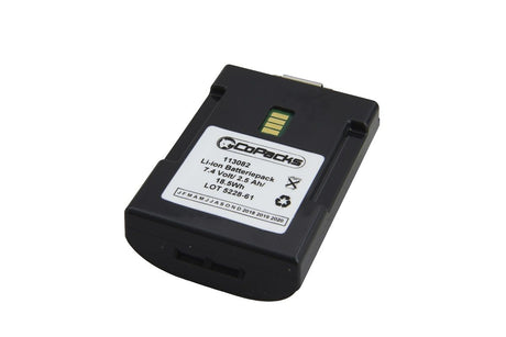 CoPacks Li-Ion-Akku passend für LXE MX7 Scanner MX7A380BATT / 59904-001 / 159904-0000-1 / - 7,2 V 2500 mAh 79x51,5x23,4 mm