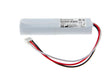 CoPacks LiFePO4 Akku Not- und Sicherheitsbeleuchtung - 6,4 V 3000 mAh 133,2x36,4x19,6 mm (Fischer-Stecker)