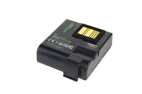 CoPacks Li Ion Akku passend für Zebra QLN420 Drucker P1050667-016 BTRY-MPP-68MA1-01 - 7,4 V 5200mAh 86,9x73x26,7 mm