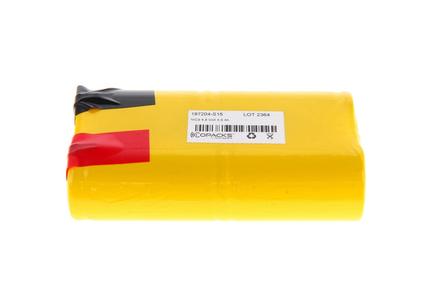 CoPacks NC Akku Not- und Sicherheitsbeluchtung - D-Size - 4,8 V 4500 mAh 119x65,6x33 mm (2,8mm Faston)