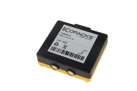 CoPacks NiMH Akku passend für Hetronic/Abitron Typ MINI 68300900 68300940 68300600 - 3,6V 2700mAh 54x59x21,5 mm