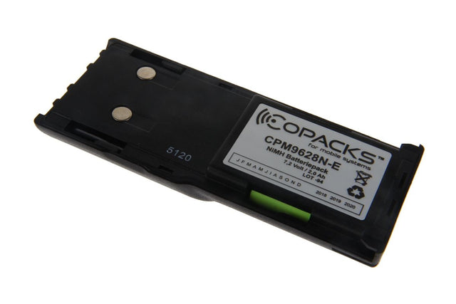 CoPacks NiMH Akku passend für Motorola GP300 GP600 (geringe Selbstentladung) - 7,2 V 2000 mAh