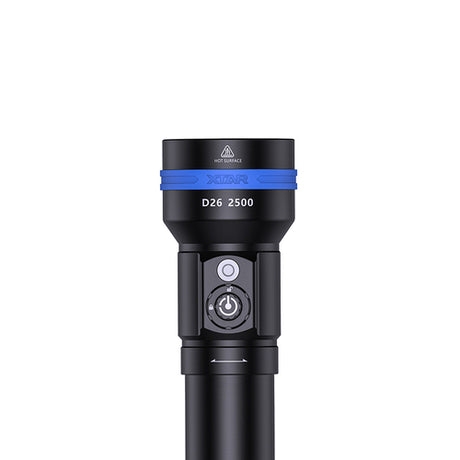 Xtar Taschenlampe D26-2500 kurze Version SET mit 1x26650 Akku und Ladegerät