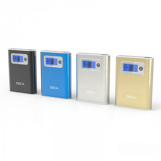 DOCA D568Q 10400mAh Powerbank mit zwei USB-Ausgängen Qualcomm Quick Charge 3.0