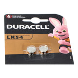 Duracell Knopfzelle LR54, AG10, LR54, LR1130, 189, RW89, 2er Blister