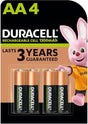 Duracell Rechargeable NiMH 1300mAh AA HR6 1,2V - 4er Blister