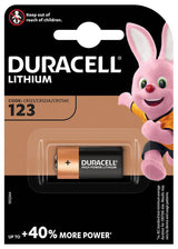 Duracell CR123A Photo Lithium-Batterie, 3 Volt, 1600mAh, 1 Stück