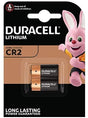 Duracell Photo Lithium-Batterie CR2, CR17355 3.0V - 2 Stück