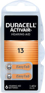 Duracell Batterie Zinc Air, 13, 1.45V Activair, Retail Blister (6-Pack)