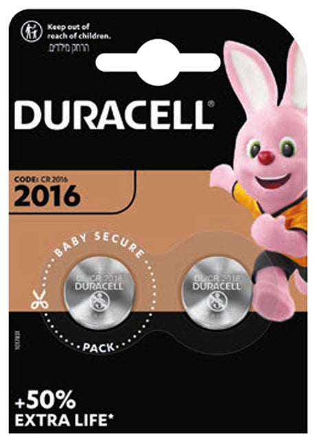 Duracell CR2016 Lithium Batterie (2 St.)