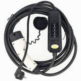 AccuCell Ladekabel für Elektroautos mit SchuKo-Stecker auf Typ 2 Mode2 230V 13A 1-Phasen Ladetechnologie mit max. 3kW nur 1,79KG