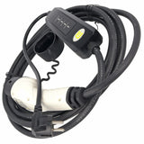 AccuCell Ladekabel für Elektroautos mit SchuKo-Stecker auf Typ 2 Mode2 230V 13A 1-Phasen Ladetechnologie mit max. 3kW nur 1,79KG