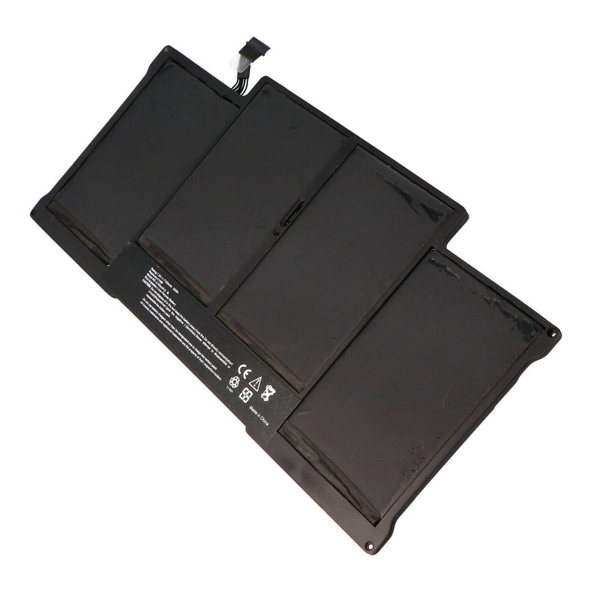 AccuCell Akku passend für A1496 für MacBook Air 13.3" A1466 2013, Li-Polymer, 7,6V, 7160mAh, 55Wh, built-in, mit Werkzeug