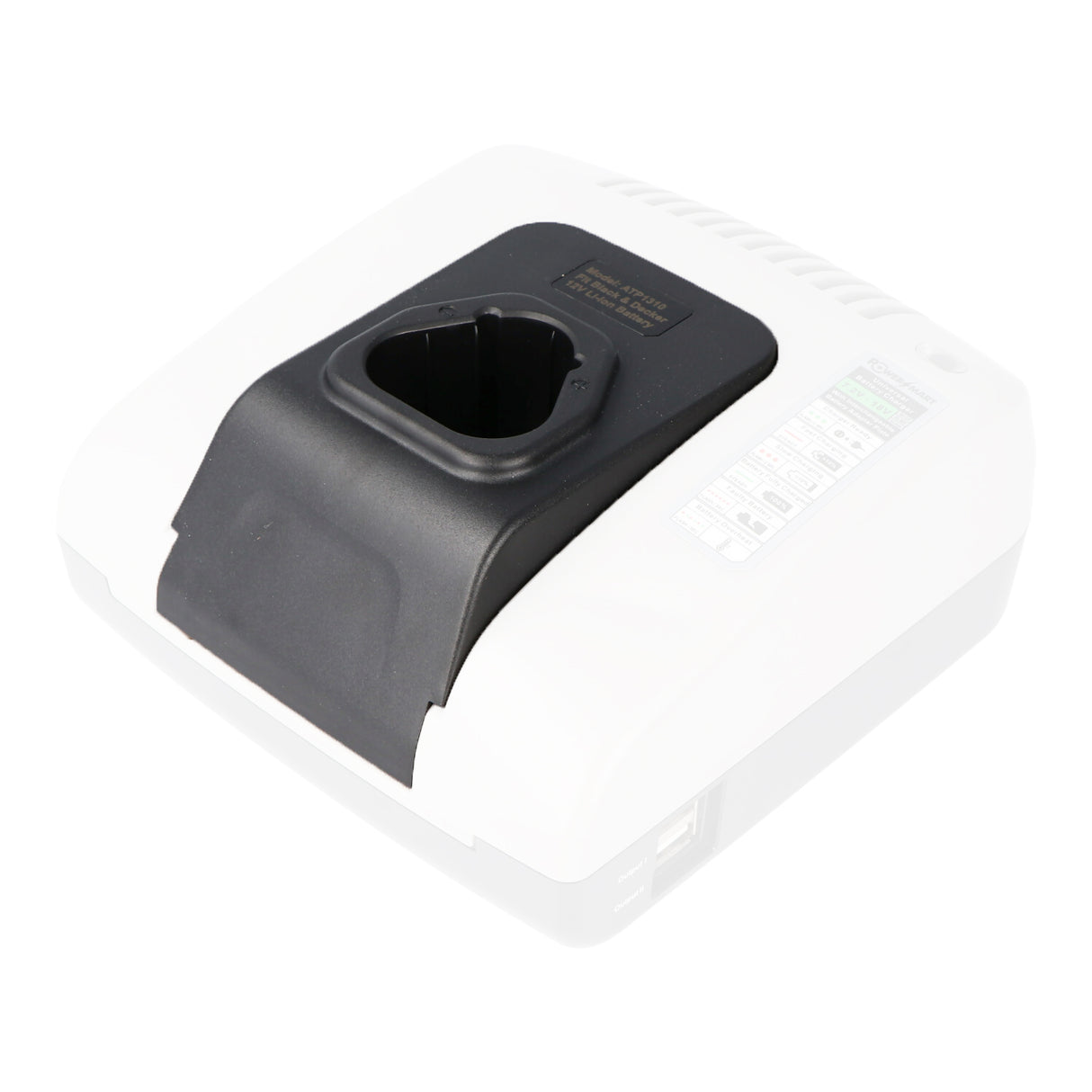 AccuCell Ladeschale für Black & Decker BL1110, BL1310, nur verwendbar mit dem Basis Ladegerät ACH-1130