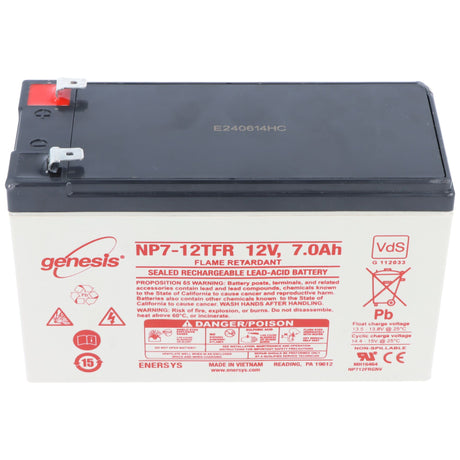 ENERSYS HAWKER Genesis Blei Akku NP7-12 12.0V 7.0Ah, wiederaufladbar