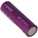 Efest IMR 20700 - 3100mAh 3,6V - 3,7V Li-Ion-Akku min. 3030mAh typ. 3100mAh maximal 30A Stromabgabe (Flat Top)