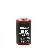 AccuCell ER14250 Lithium Batterie 1/2 AA 3,6 Volt 1200mAh LS14250