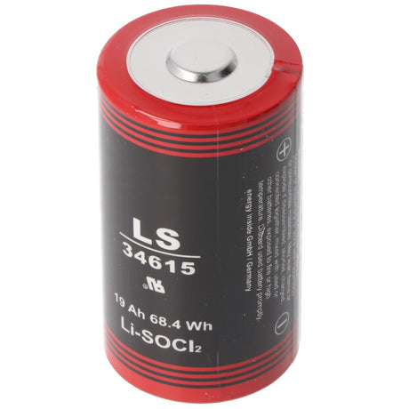 AccuCell ER34615 Lithium Batterie D Mono 3,6 Volt 19000mAh mit breitem Pluspol min. 0,8cm, max. 11,5mm