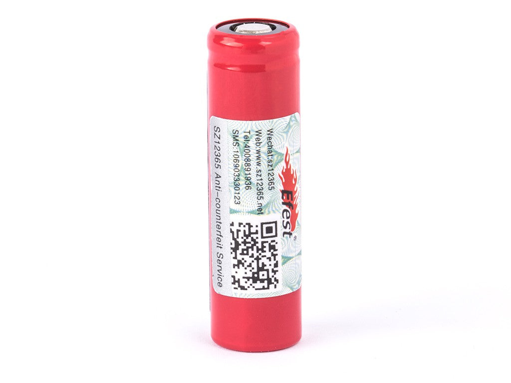 Efest IMR 13450 600mAh 3,6V - 3,7V Li-Ion-Akku (Pluspol flach)