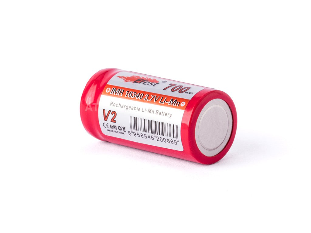 Efest IMR 16340 V2 700mAh 3,7V (Pluspol erhöht) Li-Ion-Akku