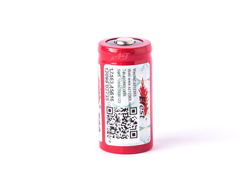 Efest IMR 16340 V2 700mAh 3,7V (Pluspol erhöht) Li-Ion-Akku