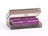 Efest Purple IMR 18650 3000mAh 3,6V - 3,7V 3000mAh (Flat Top) inkl. Akkuschutzbox
